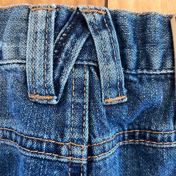 Dolce & Gabbana Distressed Denim Mini Skirt Colorful Sweater Knit Patches 90s - Picture 9 of 15